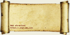 Jovana Varinac vizit kartica